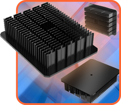 High-Bay 400W SMD LED Cold-Forged Heatsink